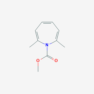 molecular formula C10H13NO2 B11951385 Methyl 2,7-dimethyl-1H-azepine-1-carboxylate CAS No. 20646-43-9