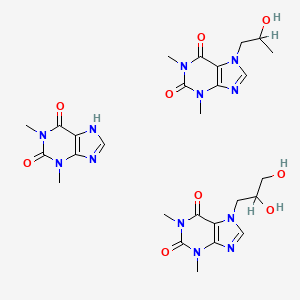 molecular formula C27H36N12O9 B1195139 Neobiphylline CAS No. 87531-63-3