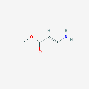 molecular formula C₅H₉NO₂ B119514 Methyl 3-aminobut-2-enoate CAS No. 14205-39-1