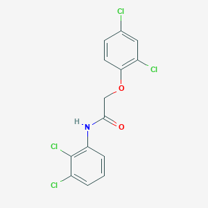 molecular formula C14H9Cl4NO2 B11951412 2-(2,4-dichlorophenoxy)-N-(2,3-dichlorophenyl)acetamide 