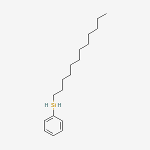 molecular formula C18H32Si B11951425 Dodecylphenylsilane CAS No. 18510-28-6