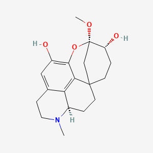 7-Methoxy-1-methyl-1,2,3,7,8,9,10,11,12,12a-decahydro-7,10a-methano[1]benzoxocino[8,7,6-def]quinoline-5,8-diol