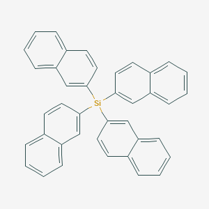 molecular formula C40H28Si B11951478 Tetra(2-naphthyl)silane CAS No. 18845-52-8