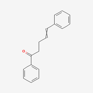 molecular formula C17H16O B11951530 1,5-Diphenyl-4-penten-1-one CAS No. 4746-09-2