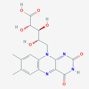 (2S,3S,4S)-5-(7,8-dimethyl-2,4-dioxobenzo[g]pteridin-10-yl)-2,3,4-trihydroxypentanoic acid