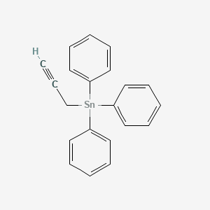 molecular formula C21H18Sn B11951572 Triphenyl(2-propynyl)stannane 