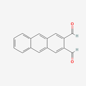 molecular formula C16H10O2 B1195159 2,3-Anthracenedicarboxaldehyde CAS No. 76197-35-8