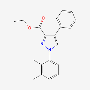 molecular formula C20H20N2O2 B11951602 Ethyl 1-(2,3-dimethylphenyl)-4-phenyl-1H-pyrazole-3-carboxylate CAS No. 853349-00-5