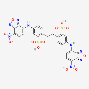 4,4'-Bis(4-nitro-1,2,3-benzoxadiazolyl)dihydrostilbene-2,2'-disulfonate