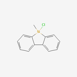 molecular formula C13H11ClSi B11951646 9-Chloro-9-methyl-9-silafluorene CAS No. 18090-00-1