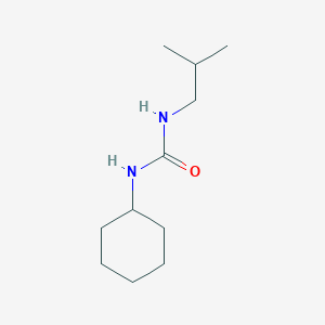 molecular formula C11H22N2O B11951681 1-Cyclohexyl-3-isobutylurea CAS No. 60392-17-8