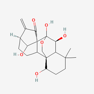 (1R,5S,8S,10S)-9,10,15,18-tetrahydroxy-12,12-dimethyl-6-methylidene-17-oxapentacyclo[7.6.2.15,8.01,11.02,8]octadecan-7-one