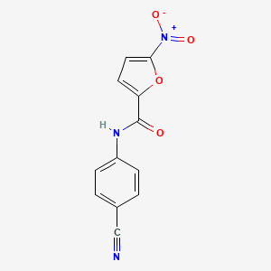 molecular formula C12H7N3O4 B11951751 N-(4-cyanophenyl)-5-nitrofuran-2-carboxamide CAS No. 779326-99-7