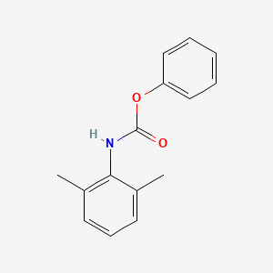 molecular formula C15H15NO2 B11951778 Phenyl N-(2,6-xylyl)carbamate CAS No. 39143-76-5