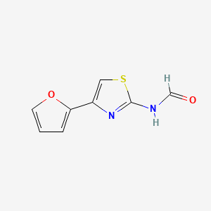 N-(4-(2-Furyl)-2-thiazolyl)formamide