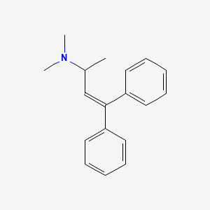 molecular formula C18H21N B1195182 N,N,1-Trimethyl-3,3-diphenylallylamine CAS No. 29869-90-7