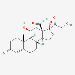 molecular formula C21H28O6 B1195184 18-Oxocortisol CAS No. 2410-60-8