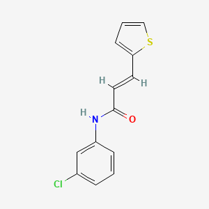 molecular formula C13H10ClNOS B11951860 N-(3-Chlorophenyl)-3-(2-thienyl)-2-propenamide CAS No. 853348-54-6