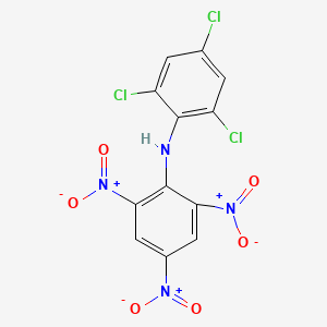 molecular formula C12H5Cl3N4O6 B11951889 N-(2,4,6-Trichlorophenyl)picrylamine CAS No. 27781-08-4
