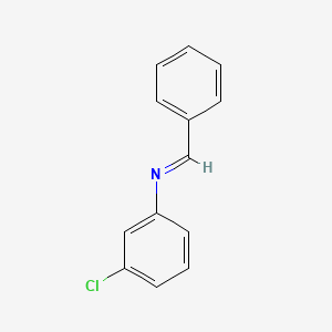 molecular formula C13H10ClN B11951898 Benzylidene-(3-chlorophenyl)-amine CAS No. 7519-65-5