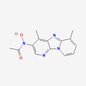 3-N-Acetylhydroxyamino-4,6-dimethyldipyrido(1,2-a-3',2'-d)imidazole