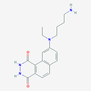 9-((4-Aminobutyl)ethylamino)-2,3-dihydrobenzo(f)phthalazine-1,4-dione