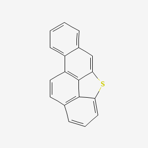 molecular formula C18H10S B1195192 Chryseno[4,5-bcd]thiophene CAS No. 72076-98-3