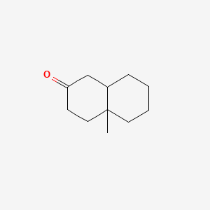 molecular formula C11H18O B11951940 9-Methyl-trans-decalone CAS No. 938-07-8