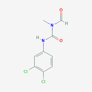 molecular formula C9H8Cl2N2O2 B11951961 N-[(3,4-dichlorophenyl)carbamoyl]-N-methylformamide CAS No. 76409-92-2