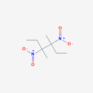 molecular formula C8H16N2O4 B11951967 Hexane, 3,4-dimethyl-3,4-dinitro- CAS No. 102871-79-4