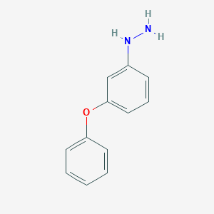 molecular formula C12H12N2O B011952 (3-苯氧苯基)肼 CAS No. 104997-24-2
