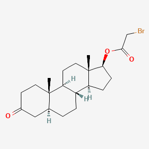 molecular formula C21H31BrO3 B1195200 Dhtba CAS No. 66656-21-1