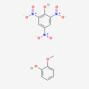 molecular formula C13H11N3O9 B11952055 Guaiacol picrate CAS No. 60261-30-5
