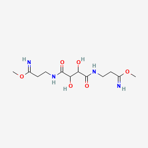 Methyl 3-((2,3-dihydroxy-4-((3-imino-3-methoxypropyl)amino)-4-oxobutanoyl)amino)propanimidoate