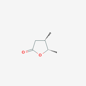 molecular formula C6H10O2 B11952160 (4S,5S)-4,5-dimethyldihydro-2(3H)-furanone CAS No. 80009-59-2