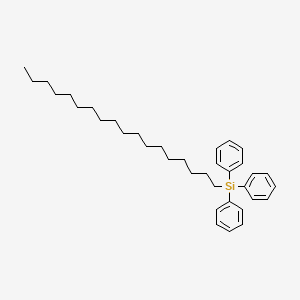 molecular formula C36H52Si B11952162 Octadecyl(triphenyl)silane CAS No. 6623-64-9