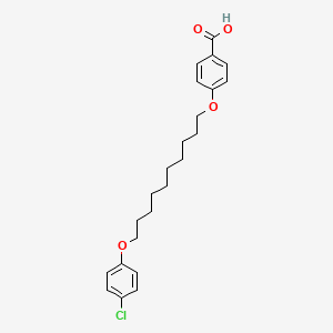 1-(4-Carboxyphenoxy)-10-(4-chlorophenoxy)decane