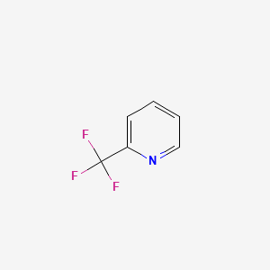 molecular formula C6H4F3N B1195222 2-(Trifluoromethyl)pyridine CAS No. 368-48-9