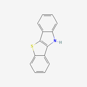 molecular formula C14H9NS B1195227 10H-[1]苯并噻吩并[3,2-b]吲哚 
