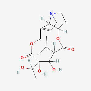 molecular formula C18H27NO7 B1195228 Axillarine CAS No. 19637-66-2