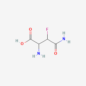 molecular formula C4H7FN2O3 B1195230 beta-Fluoroasparagine CAS No. 72016-54-7