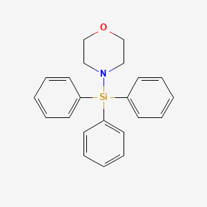 molecular formula C22H23NOSi B11952315 Morpholinotriphenylsilane CAS No. 18751-45-6