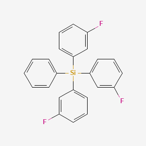 molecular formula C24H17F3Si B11952338 Phenyltris(3-fluorophenyl)silane CAS No. 2804-88-8