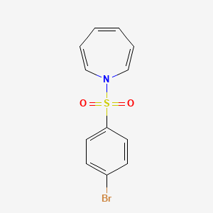 molecular formula C12H10BrNO2S B11952378 N-(4-Bromophenylsulfonyl)-1H-azepine CAS No. 20646-55-3