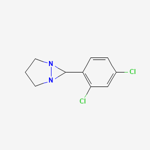 molecular formula C10H10Cl2N2 B1195238 6-(2,4-Dichlorophenyl)-1,5-diazabicyclo[3.1.0]hexane 