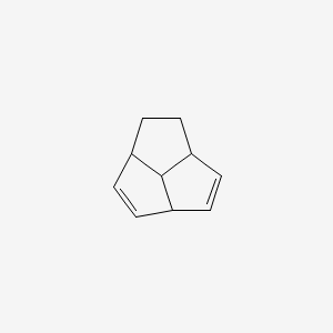molecular formula C10H12 B11952403 Cyclopenta(c,d)pentalene, 2a,4a,7a,7b-tetrahydro- CAS No. 31678-74-7