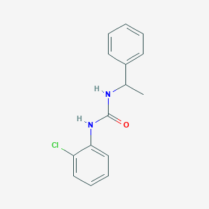 molecular formula C15H15ClN2O B11952444 1-(2-Chlorophenyl)-3-(1-phenylethyl)urea CAS No. 117368-82-8