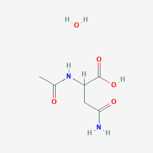molecular formula C6H12N2O5 B11952494 Nalpha-acetyl-D-asparagine hydrate 