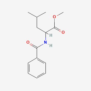 molecular formula C14H19NO3 B11952506 N-Benzoylleucine methyl ester CAS No. 3005-60-5