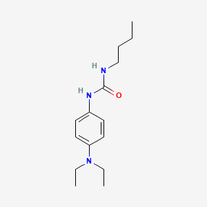 molecular formula C15H25N3O B11952512 N-Butyl-N'-[4-(diethylamino)phenyl]urea CAS No. 89402-56-2
